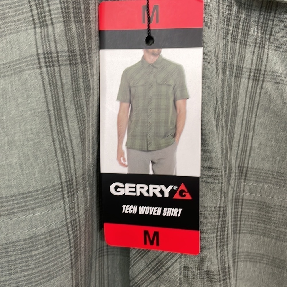 Gerry Olive Plaid Tech Woven Shirt - Picture 2 of 6
